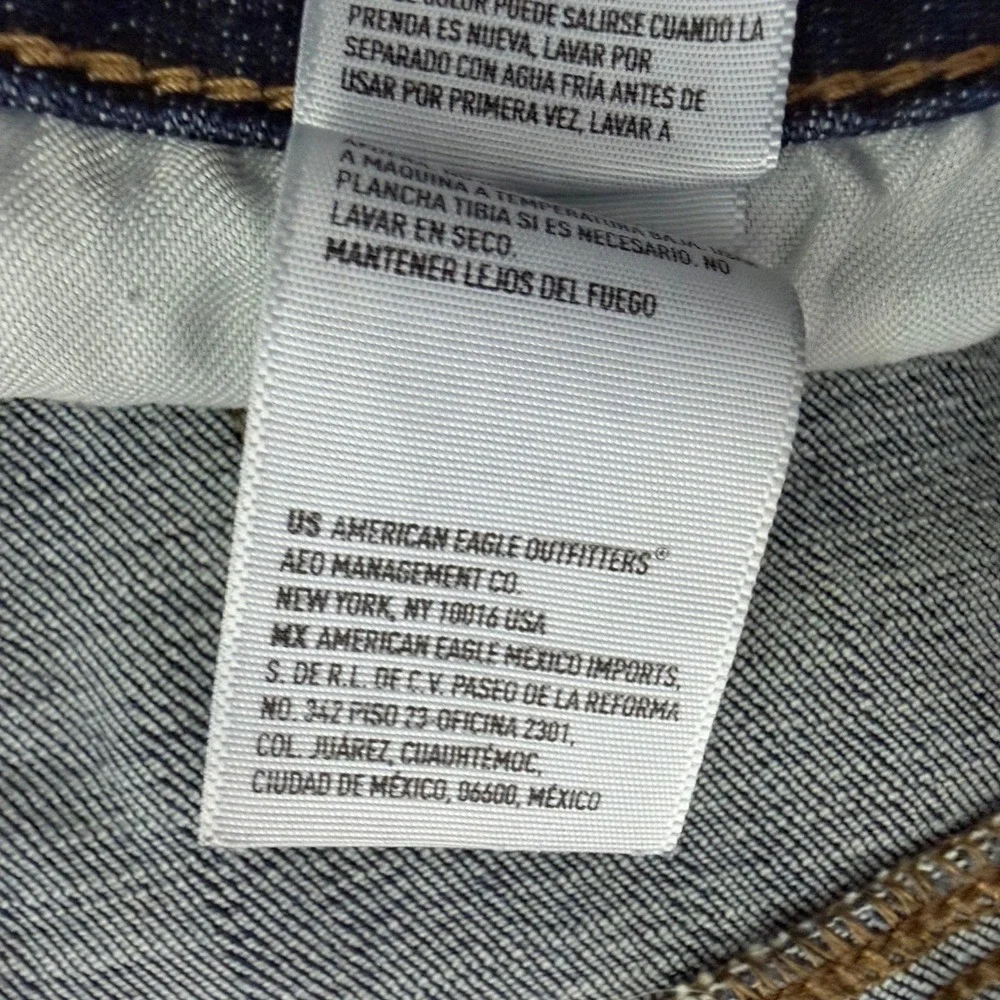 American Eagle Original Straight Jeans Mens 32x31 Dark Wash Ne(x)t Level Flex